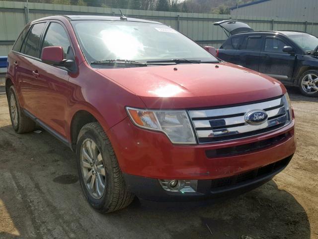 2FMDK38C19BA73459 - 2009 FORD EDGE SEL RED photo 1