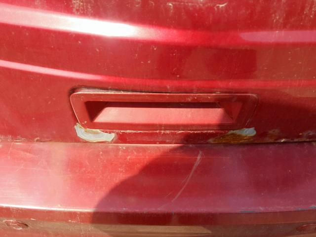 2FMDK38C19BA73459 - 2009 FORD EDGE SEL RED photo 9