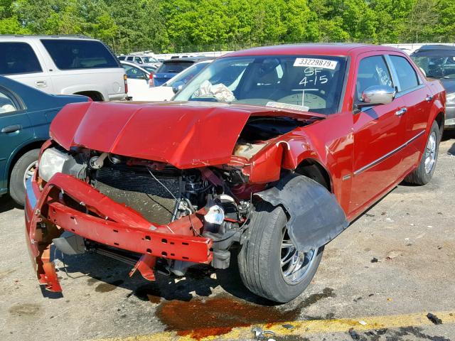 2C3CA5CV5AH136690 - 2010 CHRYSLER 300 TOURIN RED photo 2