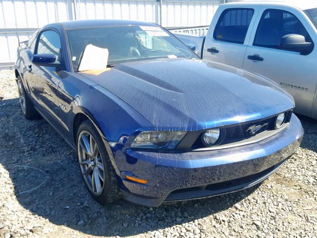 1ZVBP8CF5C5239163 - 2012 FORD MUSTANG GT BLUE photo 1