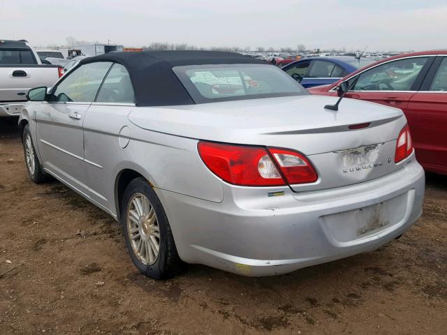 1C3LC55R88N247116 - 2008 CHRYSLER SEBRING TO SILVER photo 3