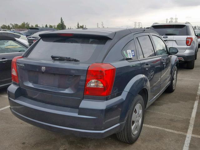 1B3HB28B97D316242 - 2007 DODGE CALIBER BLUE photo 4