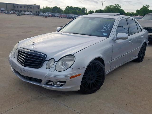 WDBUF56X57B104238 - 2007 MERCEDES-BENZ E 350 SILVER photo 2