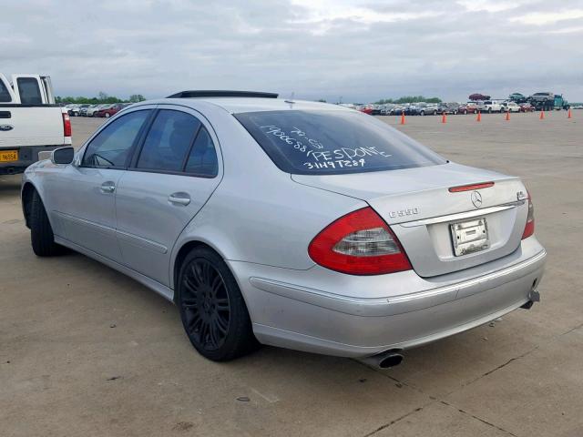 WDBUF56X57B104238 - 2007 MERCEDES-BENZ E 350 SILVER photo 3