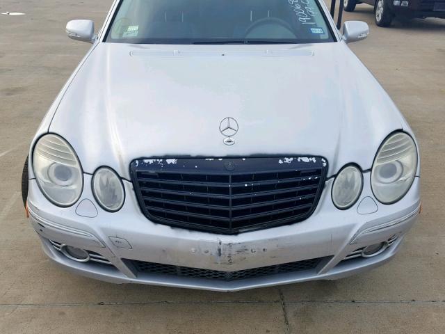 WDBUF56X57B104238 - 2007 MERCEDES-BENZ E 350 SILVER photo 7