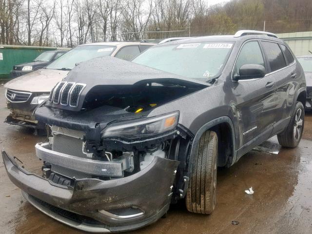 1C4PJMDX9KD345534 - 2019 JEEP CHEROKEE L GRAY photo 2