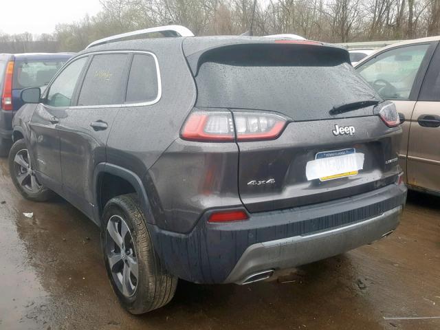 1C4PJMDX9KD345534 - 2019 JEEP CHEROKEE L GRAY photo 3