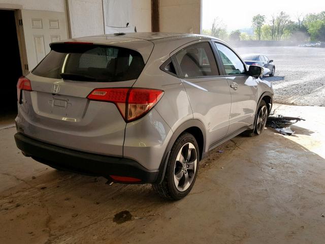 3CZRU5H51JM706833 - 2018 HONDA HR-V EX SILVER photo 4