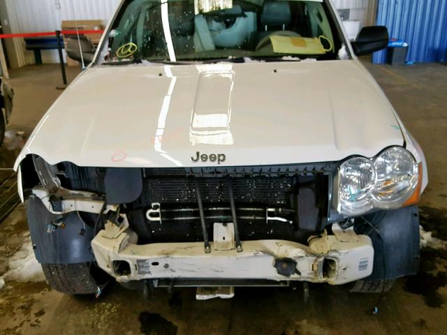 1J8HR48N58C130181 - 2008 JEEP GRAND CHER WHITE photo 10