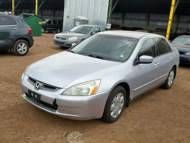 1HGCM56393A134571 - 2003 HONDA ACCORD LX SILVER photo 2