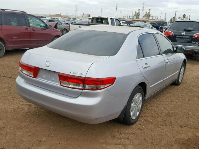 1HGCM56393A134571 - 2003 HONDA ACCORD LX SILVER photo 4