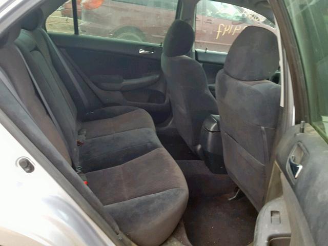 1HGCM56393A134571 - 2003 HONDA ACCORD LX SILVER photo 6