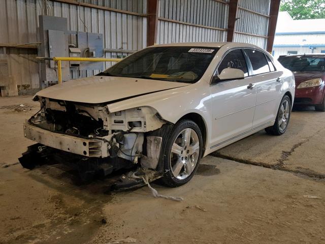 1G1ZC5E02CF281653 - 2012 CHEVROLET MALIBU 1LT WHITE photo 2