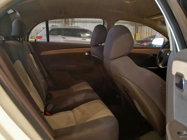 1G1ZC5E02CF281653 - 2012 CHEVROLET MALIBU 1LT WHITE photo 6