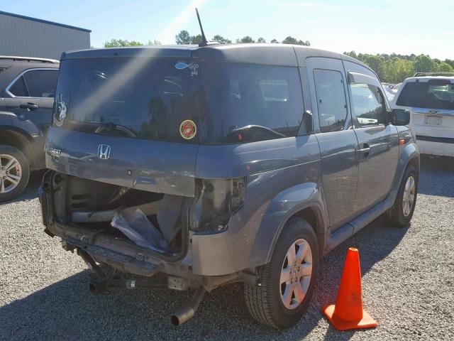 5J6YH1H70AL001386 - 2010 HONDA ELEMENT EX SILVER photo 4