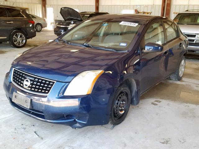 3N1AB61E48L733732 - 2008 NISSAN SENTRA 2.0 BLUE photo 2