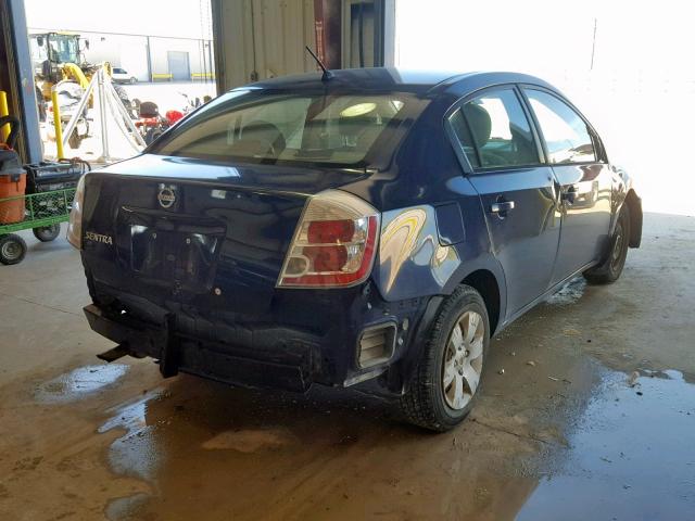 3N1AB61E48L733732 - 2008 NISSAN SENTRA 2.0 BLUE photo 4