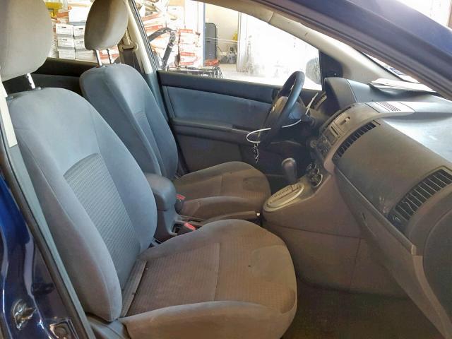 3N1AB61E48L733732 - 2008 NISSAN SENTRA 2.0 BLUE photo 5