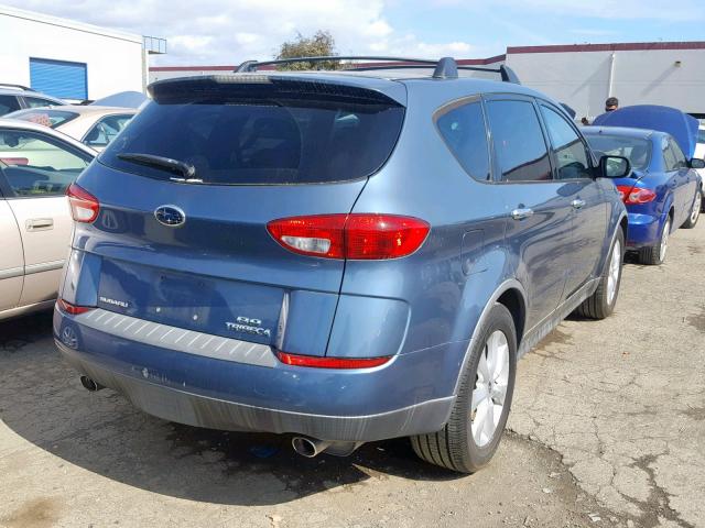 4S4WX85C164416787 - 2006 SUBARU B9 TRIBECA BLUE photo 4