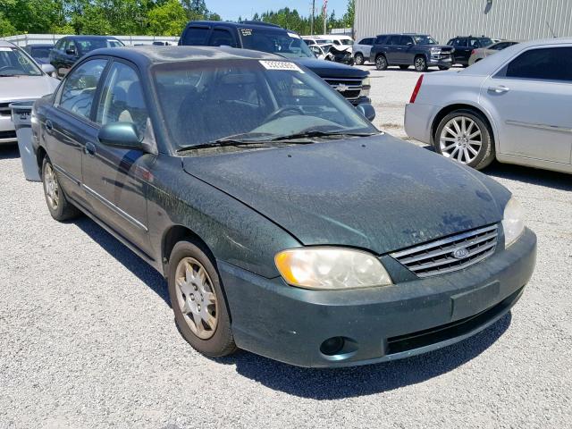 KNAFB121X45311358 - 2004 KIA SPECTRA BA GREEN photo 1