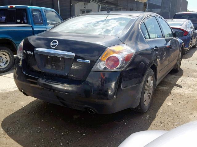 1N4CL2AP3BC122497 - 2011 NISSAN ALTIMA HYB BLACK photo 4