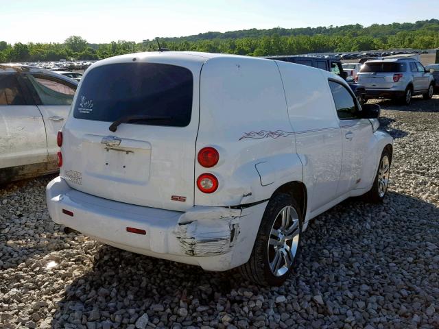 3GCAAAFW1BS532596 - 2011 CHEVROLET HHR PANEL WHITE photo 4