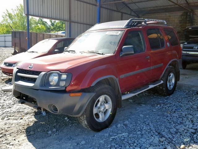 5N1ED28T54C673449 - 2004 NISSAN XTERRA XE RED photo 2