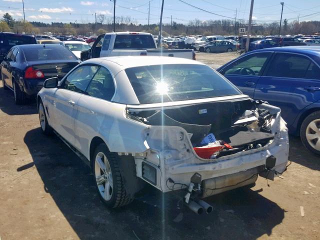 WBA3T1C56FP820856 - 2015 BMW 428 XI SUL WHITE photo 3