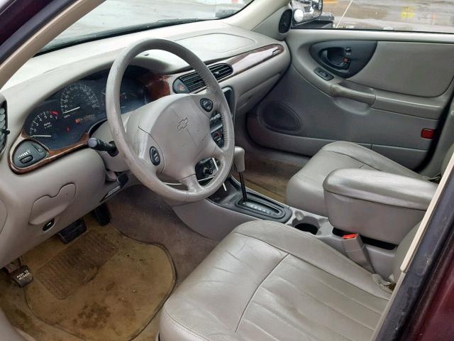 1G1NE52J2Y6315197 - 2000 CHEVROLET MALIBU LS იასამნისფერი ფოტო 9