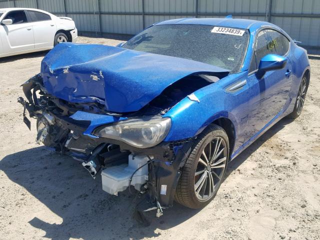 JF1ZCAC15D1602830 - 2013 SUBARU BRZ 2.0 LI BLUE photo 2