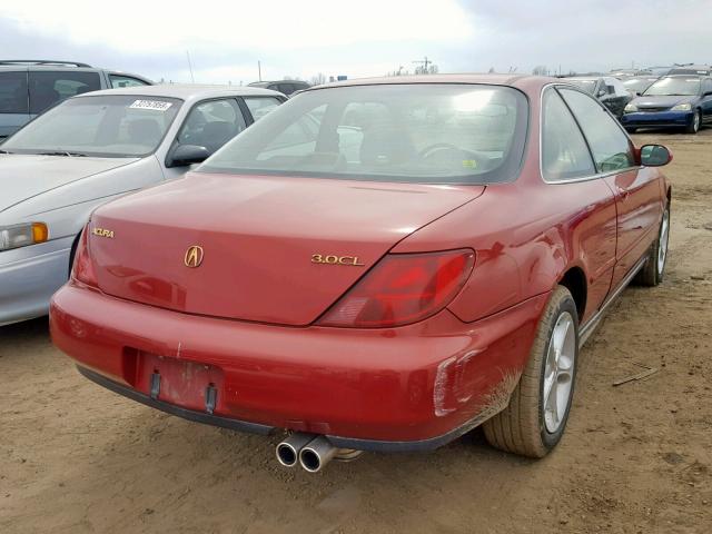19UYA2251VL012976 - 1997 ACURA 3.0CL Rot Foto 4