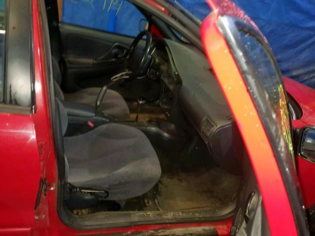 1G1JF5245W7159024 - 1998 CHEVROLET CAVALIER L RED photo 5