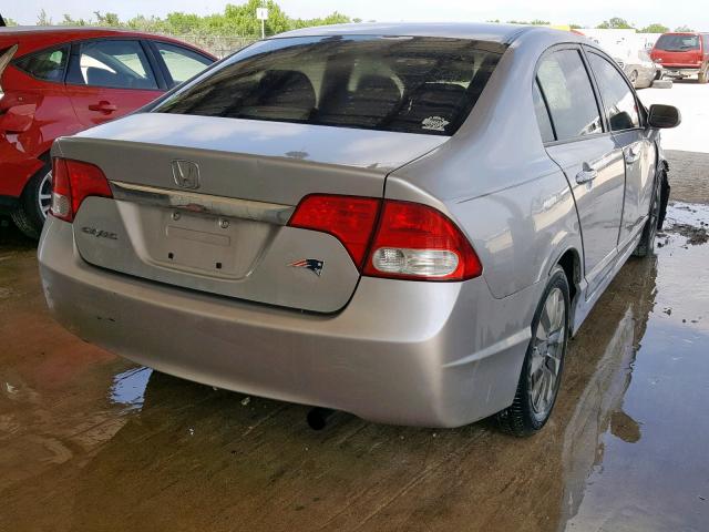 2HGFA1F92BH519053 - 2011 HONDA CIVIC EXL SILVER photo 4