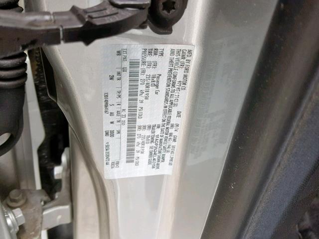 1FADP3N24EL403158 - 2014 FORD FOCUS TITA SILVER photo 10