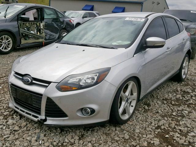 1FADP3N24EL403158 - 2014 FORD FOCUS TITA SILVER photo 2