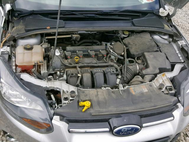 1FADP3N24EL403158 - 2014 FORD FOCUS TITA SILVER photo 7