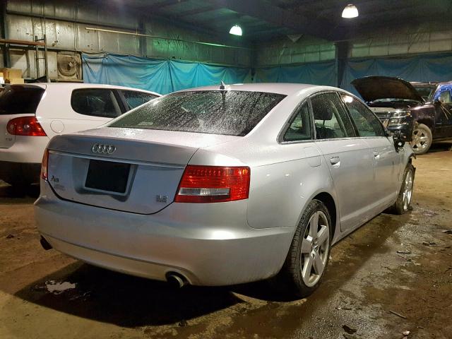 WAUDH74F38N041865 - 2008 AUDI A6 3.2 QUA SILVER photo 4