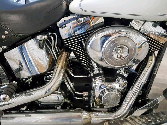 1HD1BWB165Y095436 - 2005 HARLEY-DAVIDSON FLSTCI WHITE photo 7