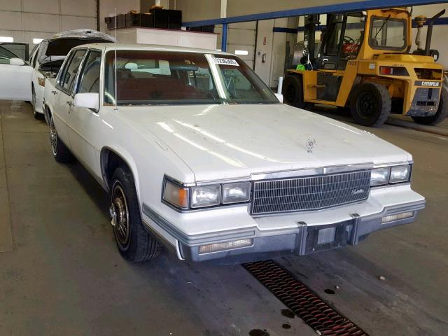 1G6CD698XG4312068 - 1986 CADILLAC DEVILLE BA WHITE photo 1