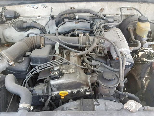 4TANL42N4VZ300295 - 1997 TOYOTA TACOMA WHITE photo 7