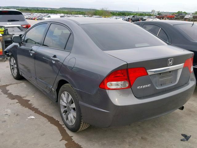 2HGFA1F94AH503208 - 2010 HONDA CIVIC EXL GRAY photo 3