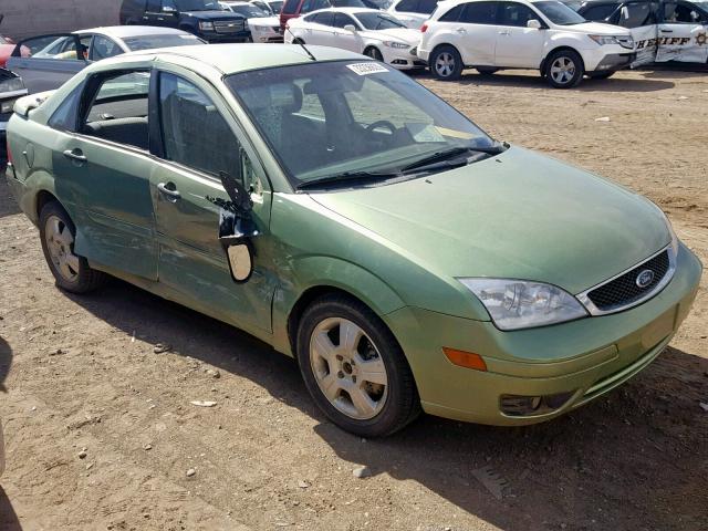 1FAFP34N57W324376 - 2007 FORD FOCUS ZX4 GREEN photo 1