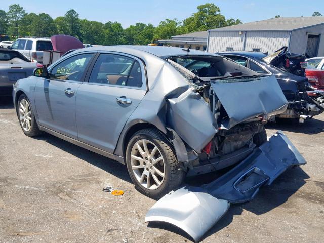 1G1ZK57799F182804 - 2009 CHEVROLET MALIBU LTZ BLUE photo 3