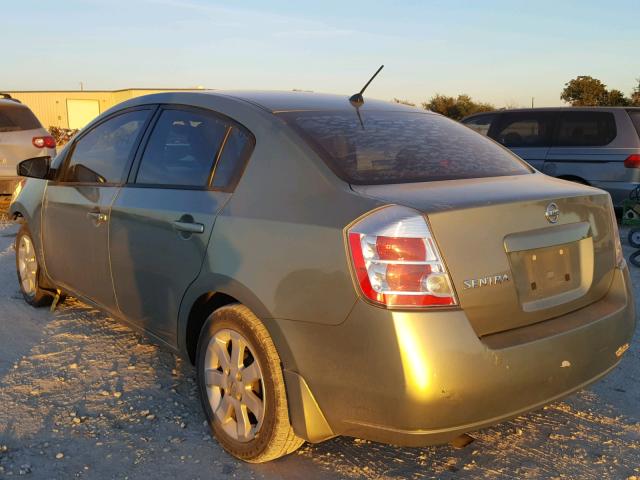 3N1AB61E58L763600 - 2008 NISSAN SENTRA 2.0 GREEN photo 3