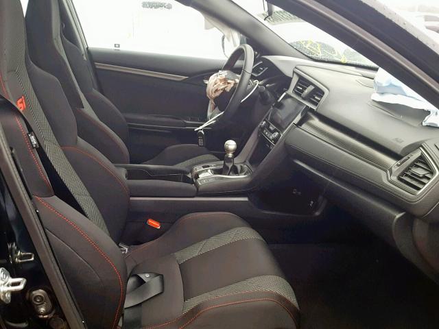 2HGFC1E57JH703315 - 2018 HONDA CIVIC SI BLACK photo 5