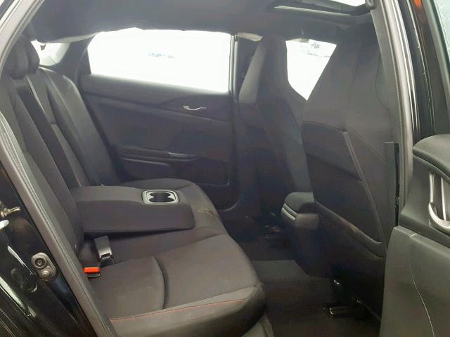 2HGFC1E57JH703315 - 2018 HONDA CIVIC SI BLACK photo 6