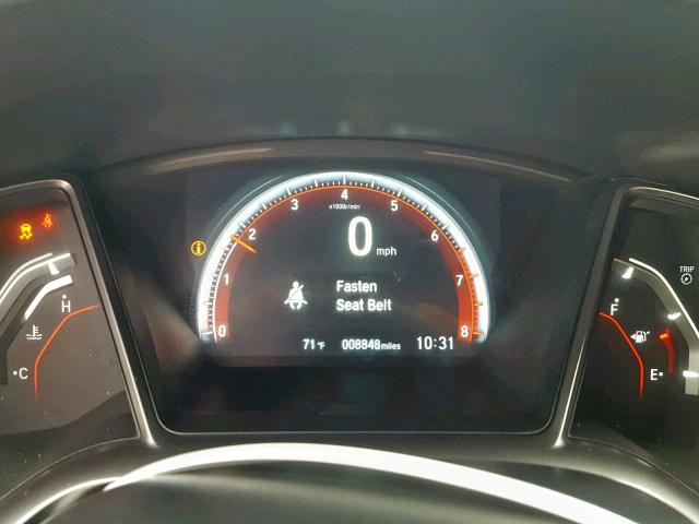 2HGFC1E57JH703315 - 2018 HONDA CIVIC SI BLACK photo 8