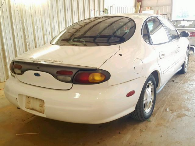 1FALP52U9VA172489 - 1997 FORD TAURUS GL WHITE photo 4