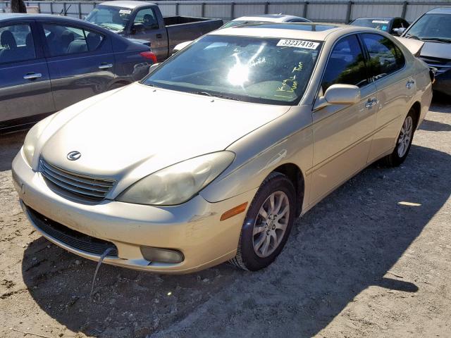 JTHBF30G930120856 - 2003 LEXUS ES 300 TAN photo 2