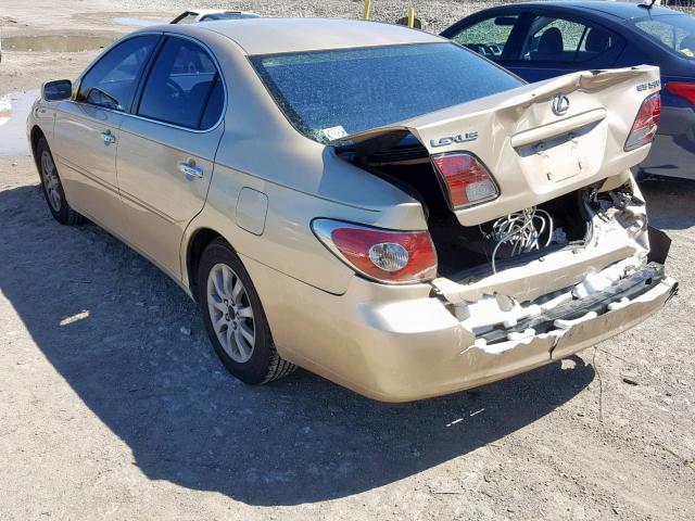 JTHBF30G930120856 - 2003 LEXUS ES 300 TAN photo 3